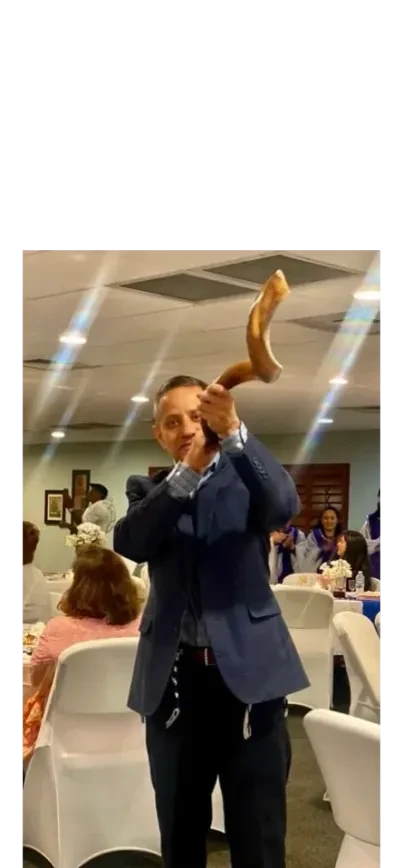 Toque del shofar en la congregación